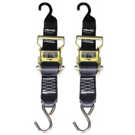 Rod Saver Heavy-Duty Ratchet Trailer Tie-Down 2"x3' Pair R2TTD3 Boat Marine