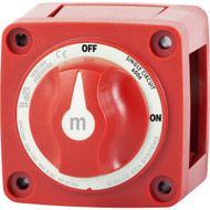 Blue Sea 6006 m-Series (Mini) Battery Switch Single Circuit ON/OFF Red  Marine