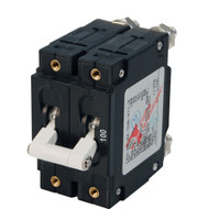 Blue Sea 7258 C-Series Double Pole Circuit Breaker 100A 7258 Boat Sailboat Marine