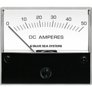 Blue Sea 8022 DC Analog Ammeter 2-3/4 Face, 0-50 AMP DC 8022 Boat Sailboat Marine