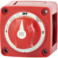 Blue Sea 6008 M-Series Battery Switch 3 Position Red 6008 Boat Sailboat Marine