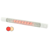 Hella Surface Strip 12V Light Switch LEDs Warm White/Red  958121101 Boat Marine