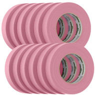 6PACK FrogTape CP 325 Medium-High Adhesion Masking Tape 24MMx55M Pink 325degF