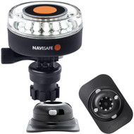Navisafe Navilight 360deg 2NM White w/Navimount Base & RIB Mount Black 040KIT2