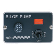 Rule Deluxe 3-Way Panel Lighted Switch for Auto Float 24/32VDC 42 Boat Marine