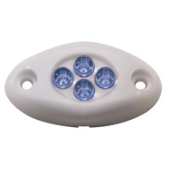 Innovative Lighting Courtesy Light Surface Mount 4 Blue LED/White Cs 004-2100-7