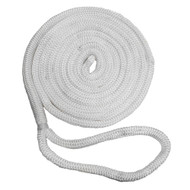 New England Ropes 3/8" Double Braid Dock Line White 15' Docking Boat Marine