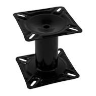 Wise 7" Steel Pedestal Black ABYC base adapter 8WD1251 Boat Sailboat Marine