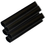 Ancor Adhesive Lined Heat Shrink Tubing (ALT) 1/2"x12" 5-Pack Black 305124 Marine