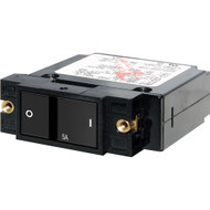 Blue Sea 7400 Single Pole Small Case 2" Flat Rocker Circuit Breaker 5Amp  Marine