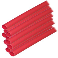 Ancor Adhesive Lined Heat Shrink Tubing (ALT) 1/4"x12" 10-Pack Red 303624 Marine