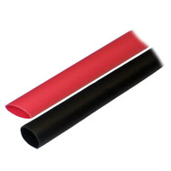 Ancor Adhesive Lined Heat Shrink Tubing (ALT) 1/2"x3" 2-Pack Black/Red 305602