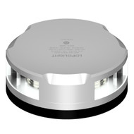 Lopolight 360-Degree Anchor Light 2NM Silver Housing w/FB Base 201-012-FB Marine
