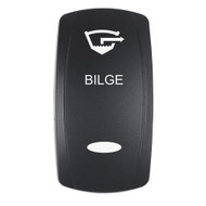 Pacer Actuator 'BILGE' for V Series Contura Switches Black Laser Etched  Boat