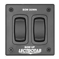 Lectrotab Flat Rocker Switch for Trim Tab Estabilizer SAF-SC Boat Sailboat Marine