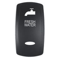 Pacer Actuator 'FRESH WATER' Cover for Switch V Series Contura Black Laser  Boat