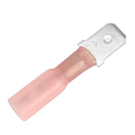 Pacer 22-18 AWG Heat Shrink Male Disconnect 25 Pack TDE18-250M-25 Boat Marine