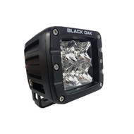Black Oak 2" LED Pod Light Spot Optics Black Housing Pro Series 3.0 2S-POD10CR
