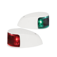 Hella NaviLED Deck Mount RED-GREEN 2nm Colored Lens/White Housing 980620811 Boat