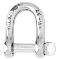 Wichard Self-Locking D Shackle Diameter 10mm 13/32" 01205 Sailboat Marine