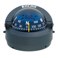 Ritchie S-53G Explorer Compass Surface Mount Gray S-53G Boat Sailboat Marine