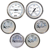 Faria Chesapeake Inboard Motor 6 Gauge SET Speed-Tach-Fuel-Volt-Temp-Oil KTF063