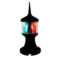 Lunasea Tri-Color/Anchor Zero Emission Light Fixture 12V Black LLB-73BK-01-BB