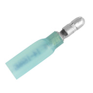 Pacer 16-14 AWG Heat Shrink Male Bullet Terminal 100 Pack TBPE14-156-100 Marine