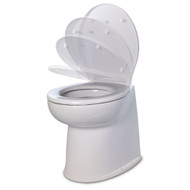 Jabsco 17" Deluxe Flush Fresh Water 12V Electric Toilet Soft Close 58040-3012
