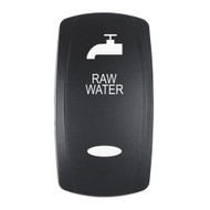 Pacer Actuator 'RAW WATER' for V Series Contura Switches Black Laser Etched