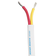 Ancor Safety Duplex Cable 6/2 AWG Red/Yellow Flat 100' 123710 Boat Marine