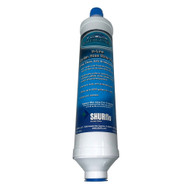 Shurflo Quad-Stage Water Filter Bacteriostatic KD Carbon In-Line City Entry RV-210GH-KDF-A