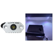 Black Oak Rock Accent Light White LEDs White Housing MAL-W Boat Sailboat Marine