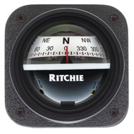 Ritchie V-537W Explorer Compass Bulkhead Mount White Dial V-537W Boat Marine