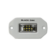Black Oak Pro3 Marine Flush Mount Spreader Light 2" White Hsing  2FSL-SRPOD10CR