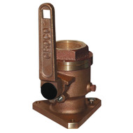 GROCO 1-1/2" Bronze Tri-Flanged Full Flow Seacock Valve BV-1500 Boat Marine