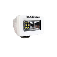 Black Oak 2" Marine Spreader Light Scene Optics White Housing Pro 3.0 2-MS-S