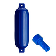 Polyform G-3 Twin Eye Fender 5.5"x19" Cobalt Blue w/Adapter G-3-COBALT BLUE Boat