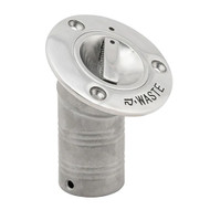 Whitecap 30deg EPA Pull-Up Deck Fill Angled 1-1/2" (Waste) 6126AEPA Boat Marine