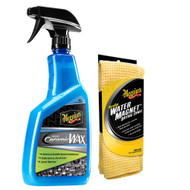 Meguiar's Hybrid Ceramic Wax w/Water Magnet Microfiber Drying Towel 22"x30"