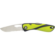 Wichard Offshore Knife Single Serrated Blade Fluorescent 10112 Boat Marine