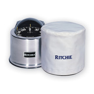 Ritchie GM-5-C 5" GlobeMaster Binnacle Mount Compass Cover White  Boat Marine