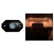 Black Oak Rock Accent Light Amber Black Housing 9W 220Lumen RL-A Boat Marine