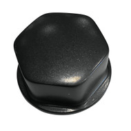 Schmitt Faux Center Nut BLACK 1/2" & 5/8" M12 Base f Cast SteeringWheel CAP030B