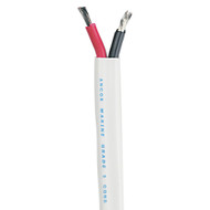Ancor Standard Duplex Cable Flat 14/2 AWG 2x2mm Red/Black 100' 121510 Marine