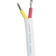 Ancor Safety Duplex Cable 14/2 AWG Red/Yellow Round 100' 126510 Boat Marine