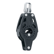 Harken 40mm Carbo Single Ratchet Block w/Swivel & Becket 2609 Sailboat Marine