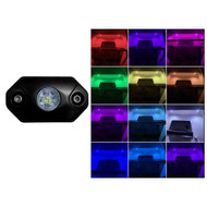 Black Oak Rock Accent Light RGB Black Housing 9W 220Lumen RL-RGB Boat Marine