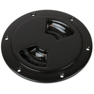 Sea-Dog Quarter-Turn Smooth Deck Plate w/Internal Collar Black 4" 336345-1 Boat