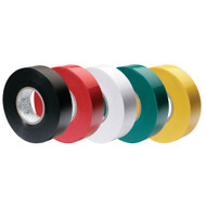 Ancor Premi Assort Electrical Tape 1/2"x20' Black-Red-White-Green-Yellow 339066